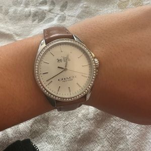 COACH leather watch